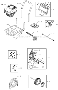 Part Location Diagram of 196278GS Briggs and Stratton KIT, Nozzle